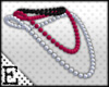 [E] Tri-Strand Blk/Pnk/W