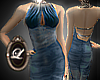 LIZ ebony blue dress
