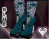 Queens blue boots