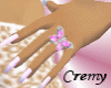 &curren;C&curren; Pink butterfly ring