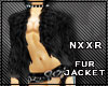 NR-AFL3 FUR JACKET BLACK