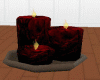 red drip candels