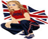 Brittish Flag with Girl