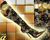 {a}LaceBoots GoldDark