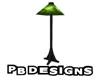 PB Green Floor Lamp