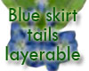 Blue Fairy Flower skirt