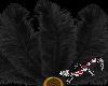 Tenni Black Feather fan
