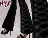 Laced flare pants