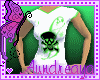 *Punky Green Skater Top