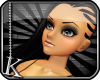 [K] Soft Black Sari Hair