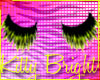 &raquo;Black & yellow lashes&laquo;
