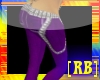 [RB] STUDDED JEANS PURPL
