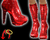 Hawt Metal Boots Red