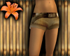 Belted Shorts: Khaki