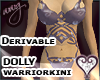 DERIVABLE Dolly warrior bikini