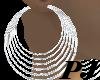 PJ silver hoops earrings