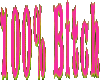 100%BITCH sticker