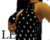 [LE] Blk/Whte Polka Top