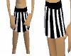 black/white skirt