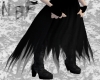 Long ripped edges skirt