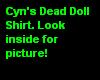 Dead Doll Tee