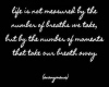 MOMENTS..