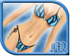 {m} Tiger Bikini Blue