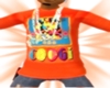 (D101)Orange Coogi Shirt