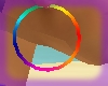 Rainbow Hoop Earings