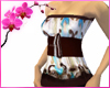 RC Belted Silk Brown Blu