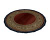 Rug Circular (burgundy)