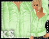 {K} Green Hood Jacket