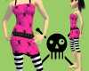 Hot Pink Skully Dress