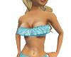 Ruffled Top Ocean Blue