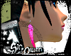 PINK wing earings