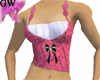 Silk and Lace pink top