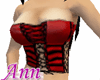 Laced Panel Bustier RED