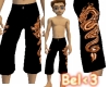 Fire Dragon Long Shorts