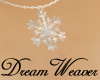 Silver Snowflake Necklac