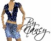 Sexy Top/Skirt Blue