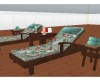 Aqua Chaise Lounge 2