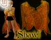 Shawl for Men - Orange