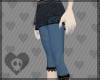 Skirt W/ Light Denim