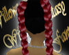 WF>Twin Braids~Ruby Red