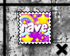 Rainbow Rave Stamp