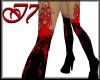 Tribal Red Boots