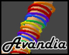 Av~Rainbow Bangles (L)