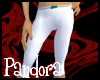 Basic White Capris