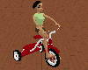 Red Tricycle w/pose