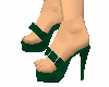 Dark Green Sandals
